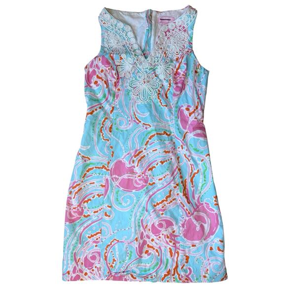 Lilly Pulitzer Dresses & Skirts - Lilly Pulitzer Gabby Jellies Be Jammin Shift Dress Size 00 Preppy Summer Girly